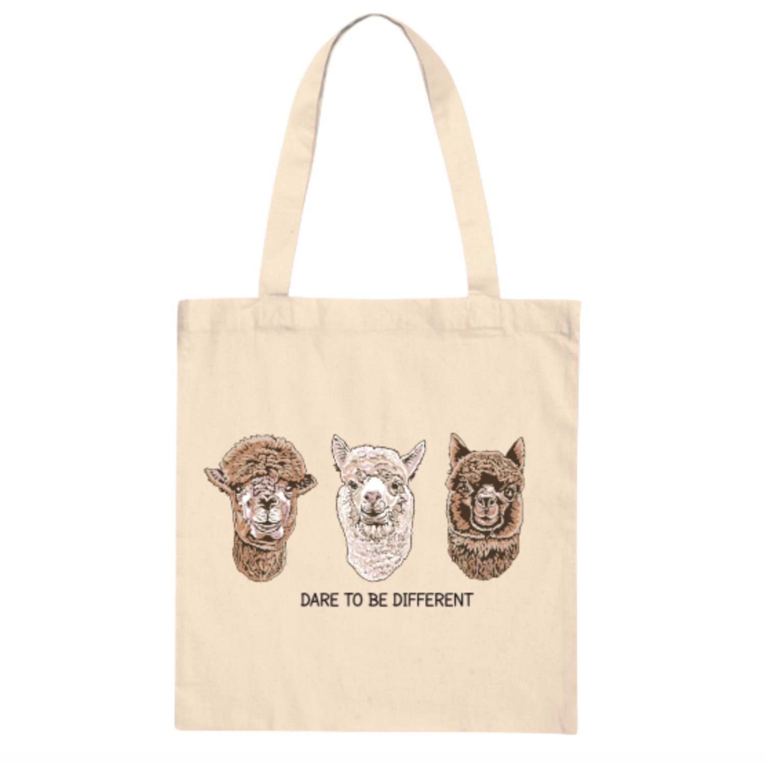 Dare to be Different Alpaca Tote Bag