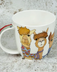 Fine Bone China Mug Happy Alpaca
