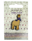 Purple Scarf Alpaca Enamel Pin