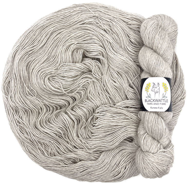 Kunzea - Natural Grey – Blackwattle Yarn and Fibre